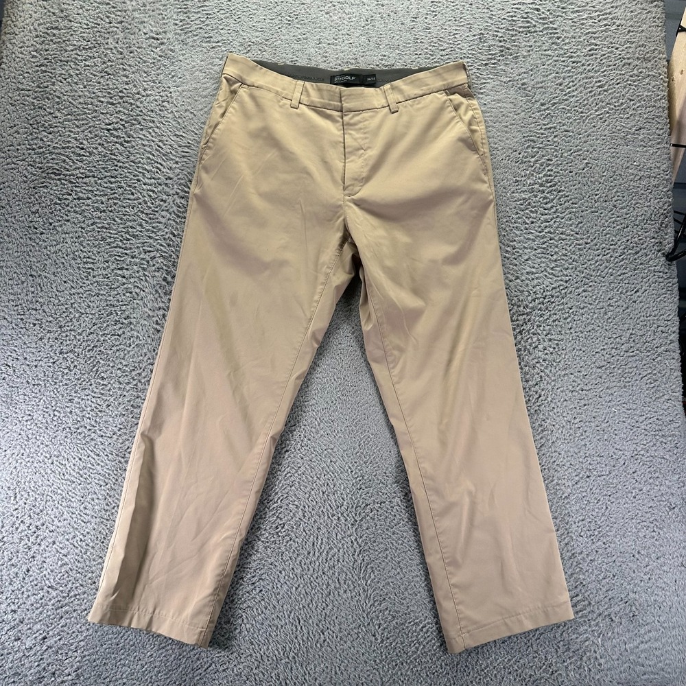 Skechers Go Golf Pant Mens 36x29 Brown Straight Leg Performance Sports Stretch